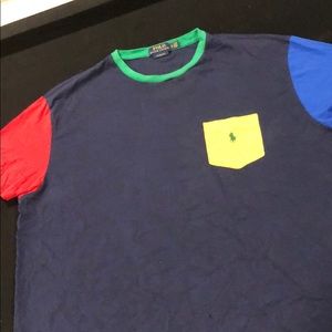 Polo mutil color tee By Ralph Lauren